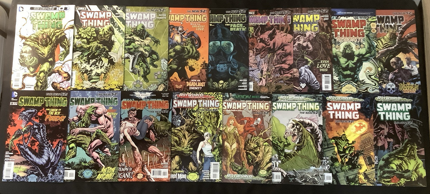 Swamp Thing #0-16 Comic Lot, DC Comics, New 52, 1st App William Arcane