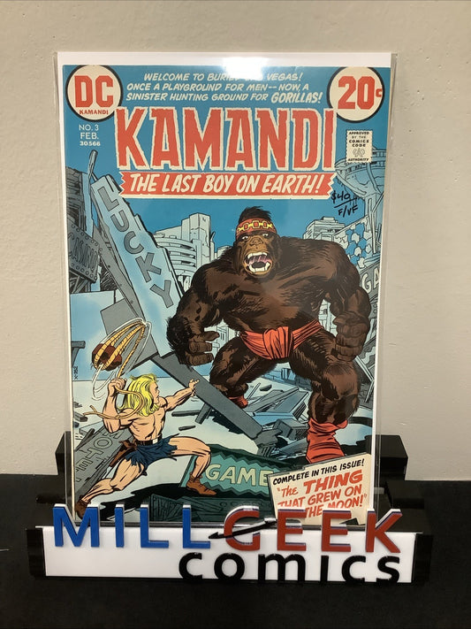 Kamandi, the Last Boy on Earth #3 (DC Comics February 1973) F/VF (7.0) Kirby