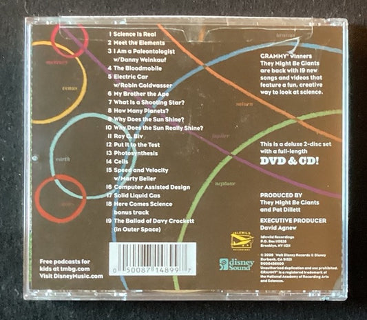Here Comes Science by They Might Be Giants (CD + DVD, 2009, New) -JD
