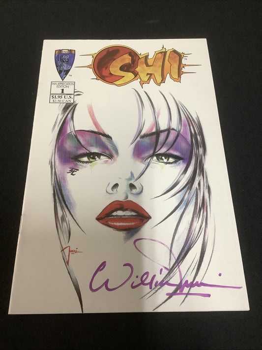 Shi Fan Appreciation Edition #1 (Crusade Comics 1995) Signed W/ Signed Photo
