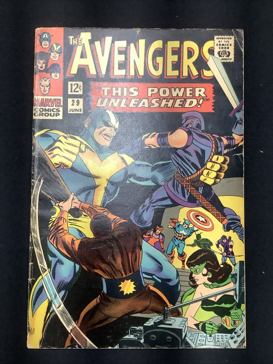 Avengers #29 (Marvel Comics June 1966) VG+ (4.5) Stan Lee/Don Heck