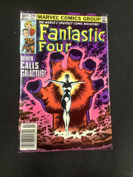 Fantastic Four #244 (July 1982) VF+ (8.5) 1st App Nova (Frankie Raye) Newsstand