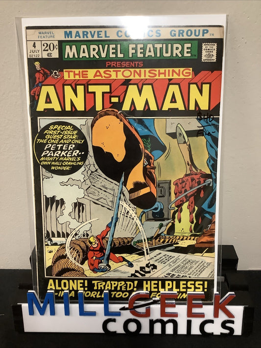 Marvel Feature #4 (Marvel Comics July 1972) Fine- (5.5) Astonishing Ant-Man