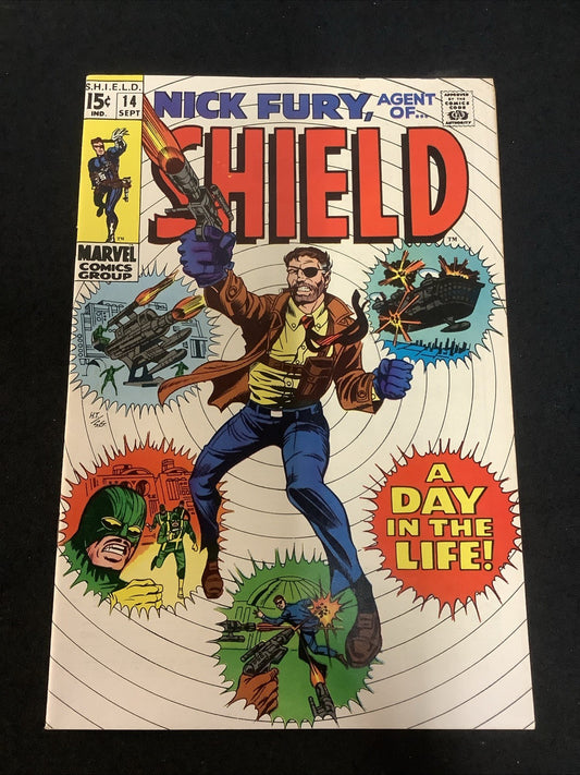Nick Fury, Agent of Shield #14 (Marvel Comics September 1969) VF (8.0)