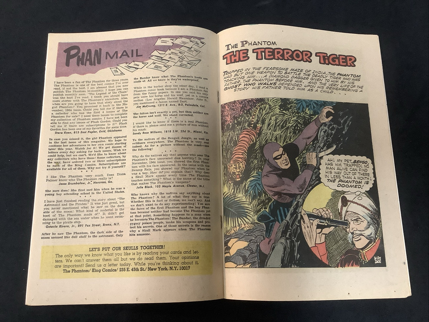 The Phantom #21 (King Features March 1967) 8.0 (VF) Bill Lignante, Sy Barry