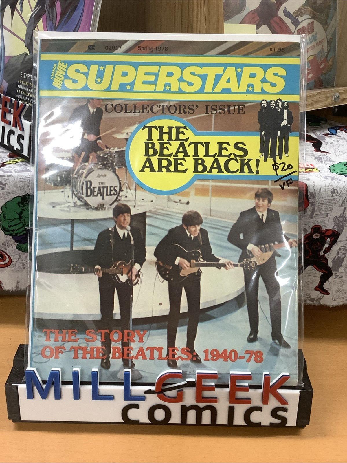 MOVIE SUPERSTARS MAGAZINE, STORY OF THE BEATLES: 1940-78 (VF)