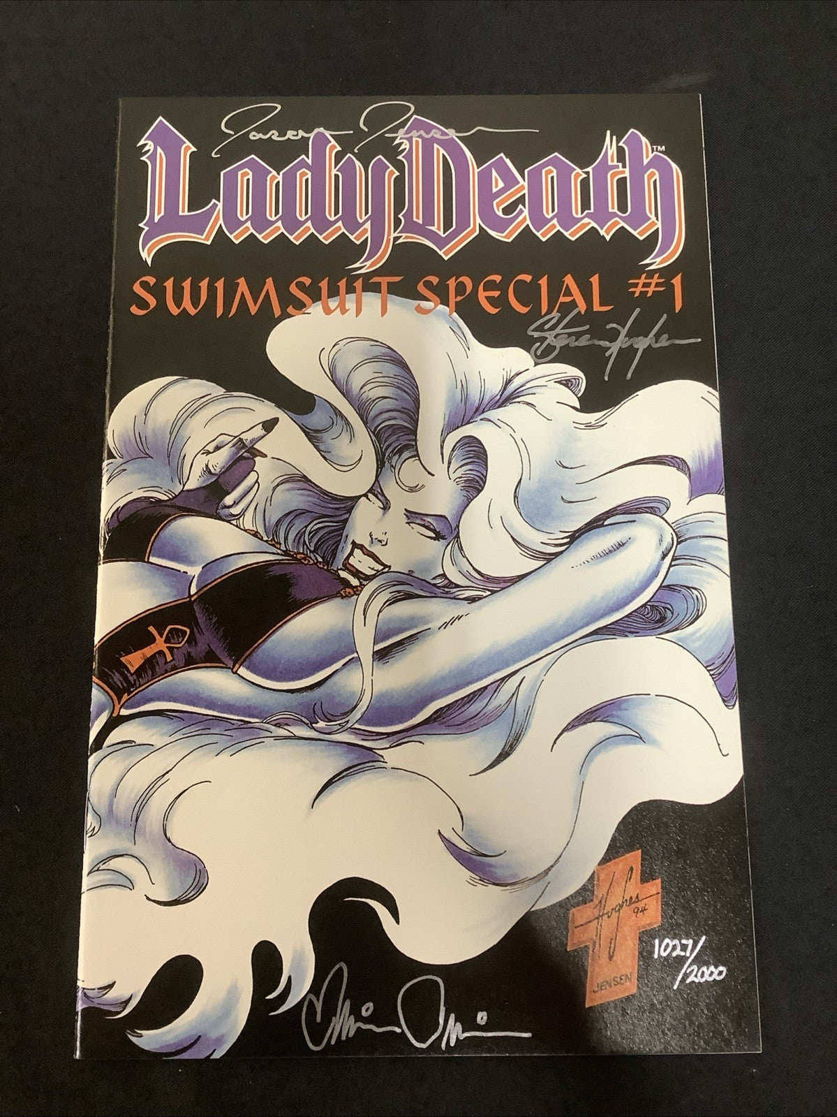 Lady Death Swimsuit Special #1 (Chaos! Comics May 1994) Signed With COA, See Pic