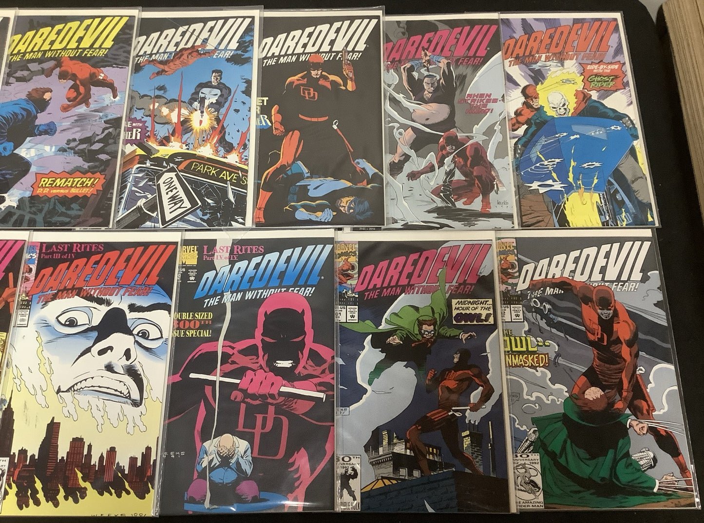 Daredevil #288-313 + Annuals #6-8 Comic Lot, Lee Weeks, Bullseye, High Grade