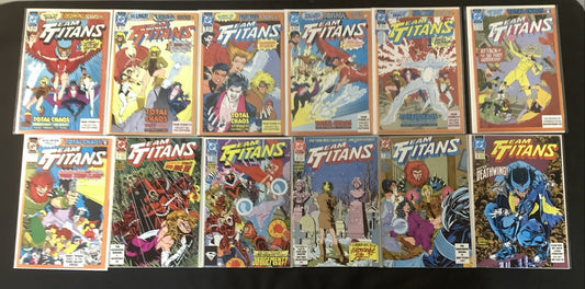Team Titans #1-8 (#1 Variants) Comic Lot, DC Comics, Marv Wolfman, High Grade