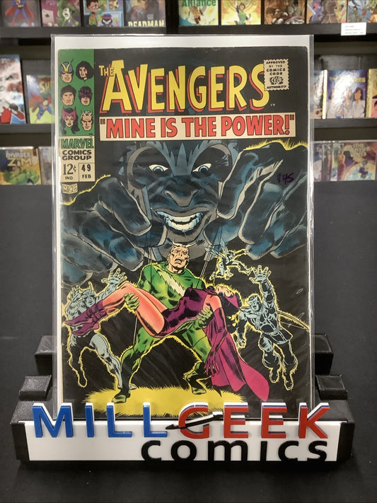 Avengers #49 (Marvel Comics February 1968) F- (5.5) Stan Lee/Roy Thomas