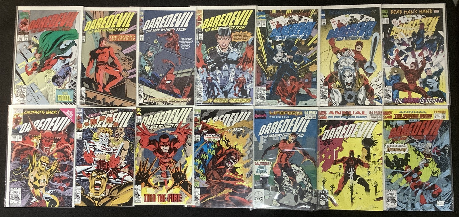 Daredevil #288-313 + Annuals #6-8 Comic Lot, Lee Weeks, Bullseye, High Grade