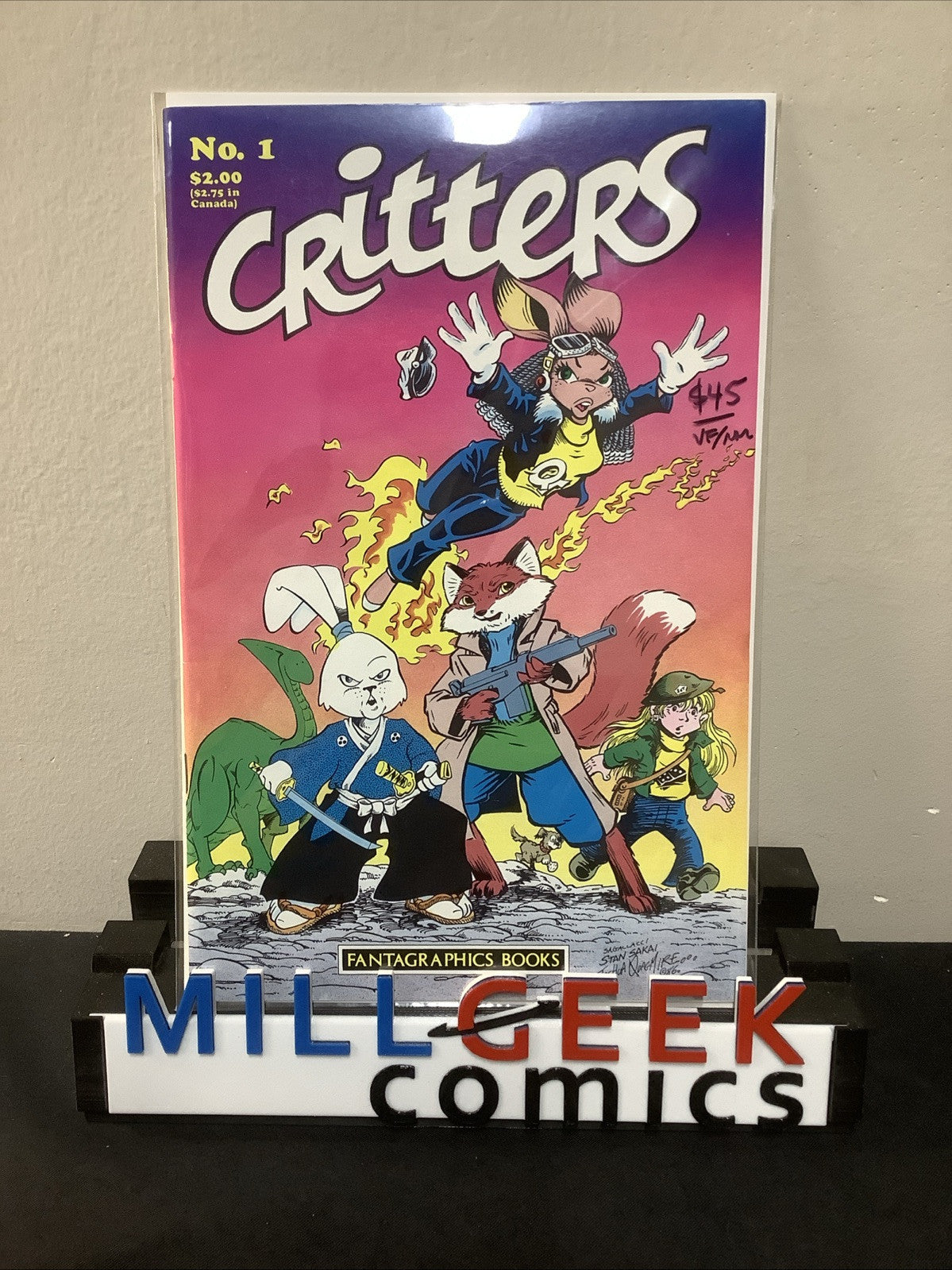 Critters #1 (1986) VF/NM (9.0) Fantagraphics Books, Stan Sakai