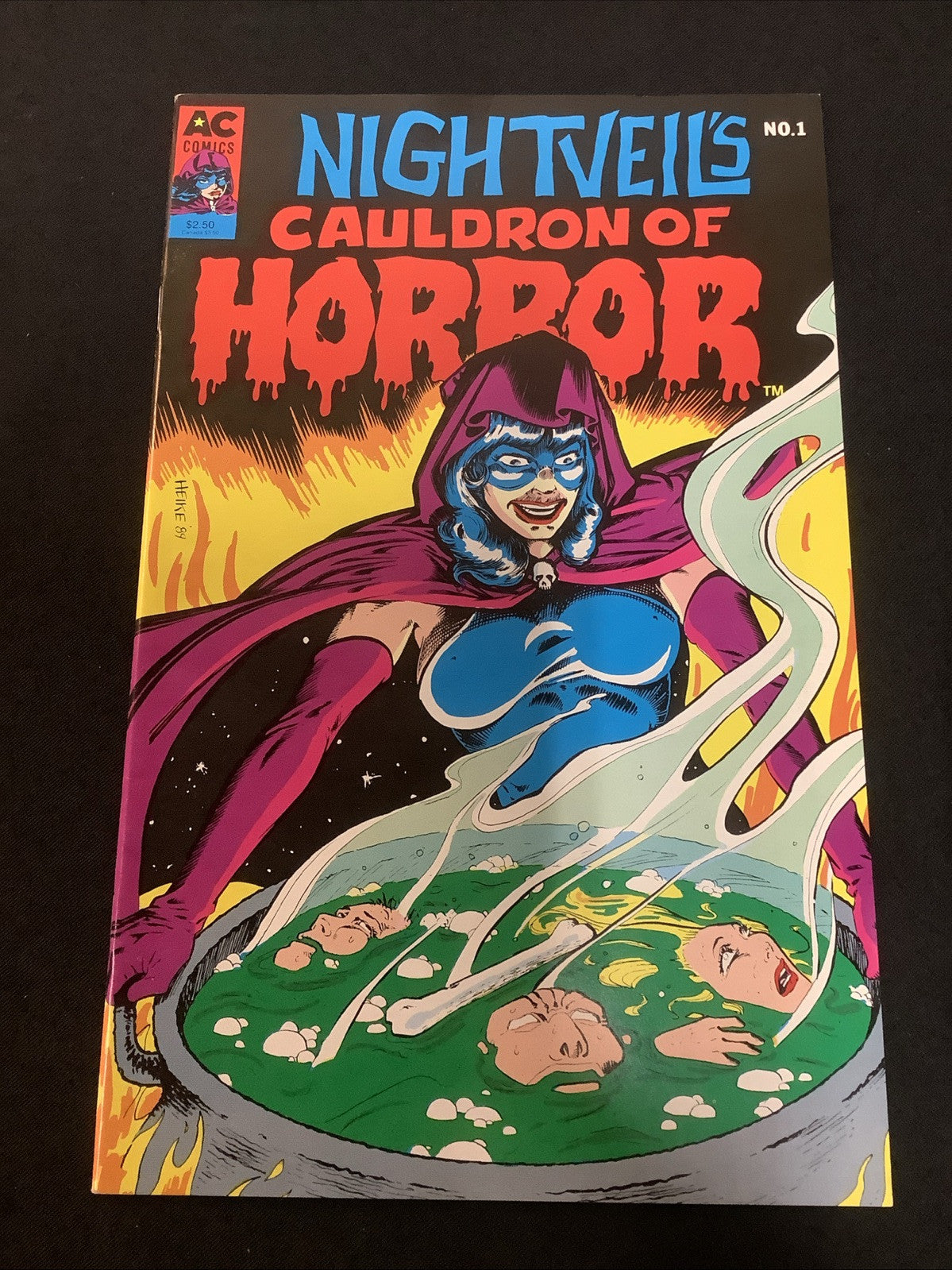 Nightveil's Cauldron of Horror #1 (AC Comics 1989) NM- (9.2)