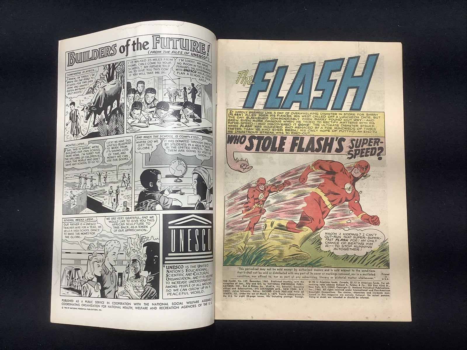The Flash #157 (DC Comics December 1965) VG/F (5.0) Vs. The Top