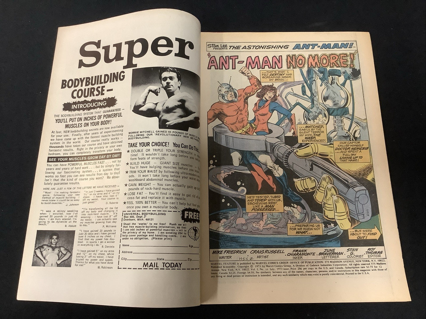 Marvel Feature #10 (Marvel Comics July 1973) VF+ (8.5) Astonishing Ant-Man