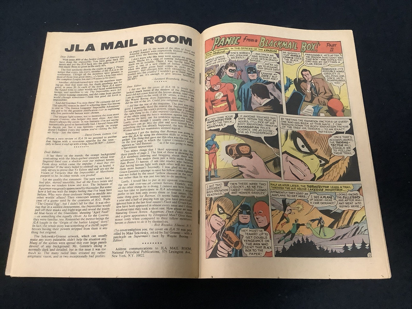 Justice League of America #62 (DC Comics May 1968) F+ (6.5) Light Tan Pages