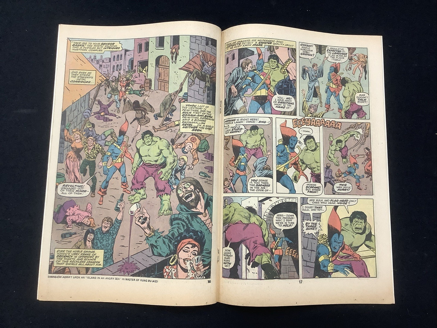 The Defenders #27 (Marvel Comics September 1975) Steve Gerber, Star Hawk Cameo