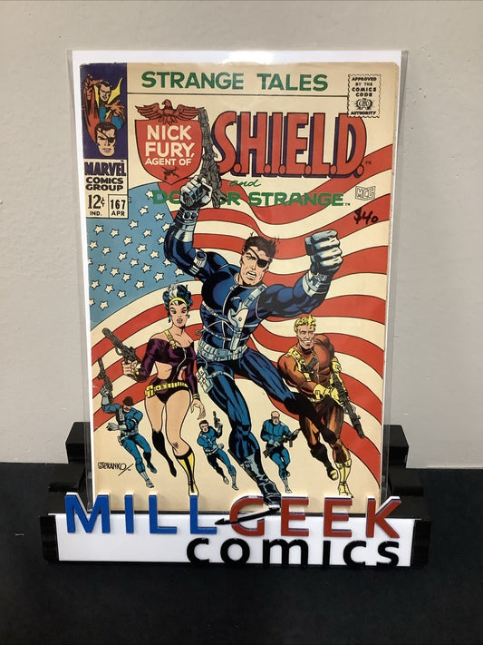 Strange Tales #167 (Marvel Comics April 1968) F- (5.5) Jim Steranko