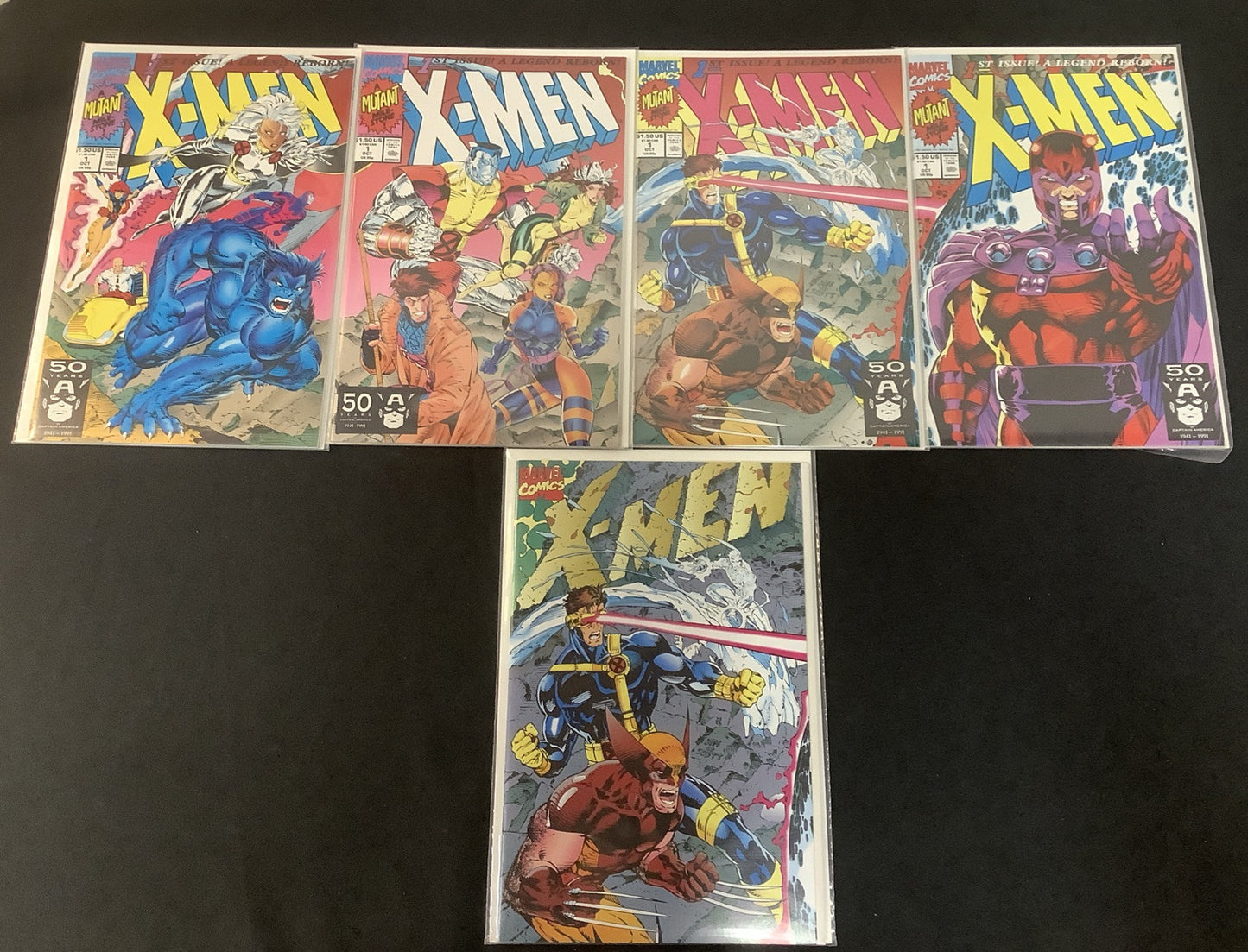X-Men #1-15 Comic Lot, Connecting Covers, Sealed Polybags, See Pics, HIGH GRADE!