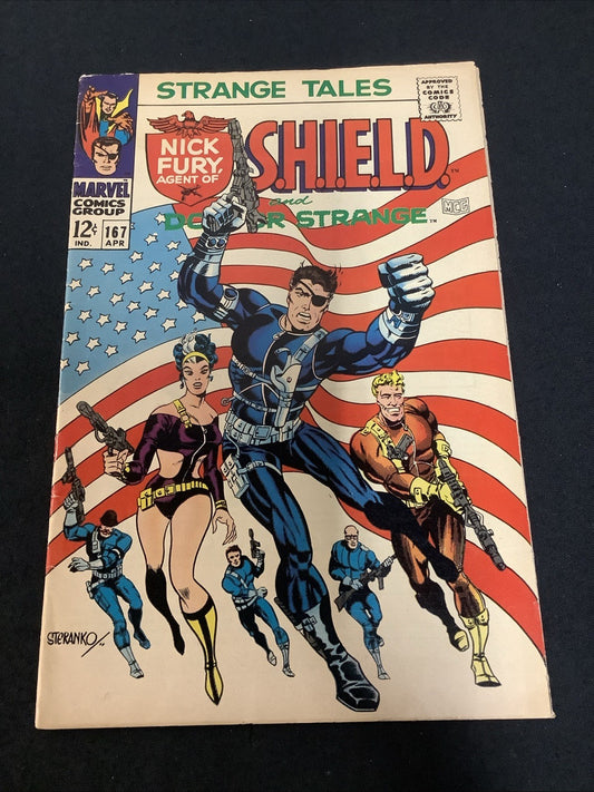 Strange Tales #167 (Marvel Comics April 1968) F- (5.5) Jim Steranko