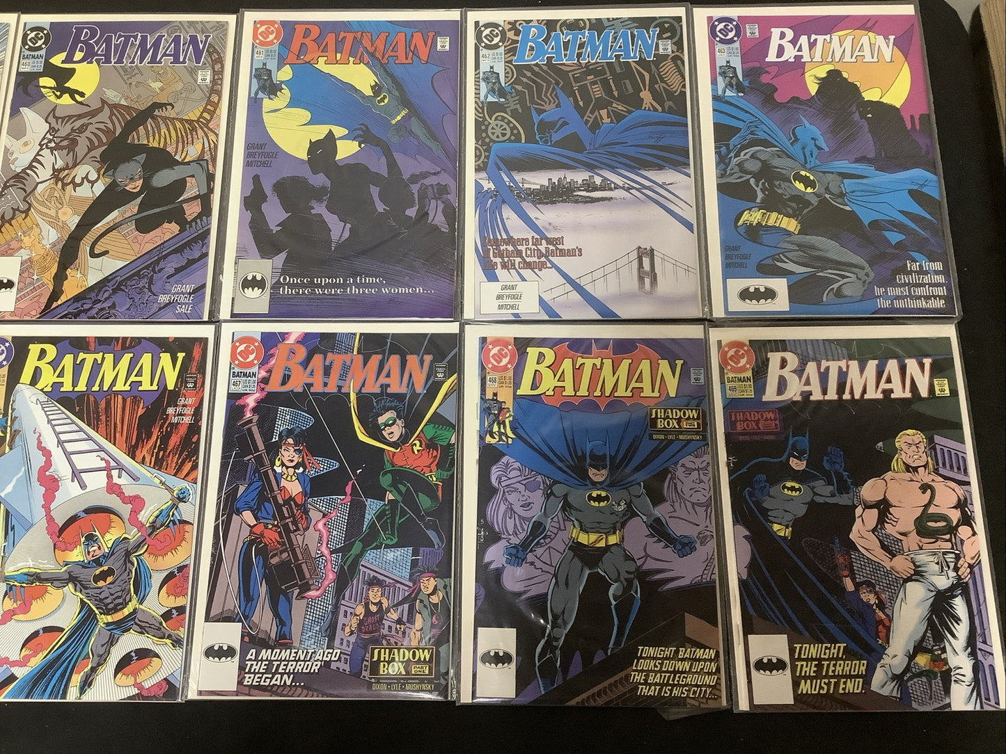 Batman #458-481 Comic Lot, Alan Grant/Norm Breyfogle, Renee Montoya, HIGH GRADE