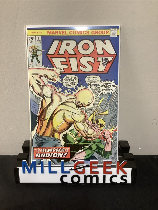 Iron Fist #4 (Marvel Comics April 1976) NM- (9.2) Byrne/Claremont