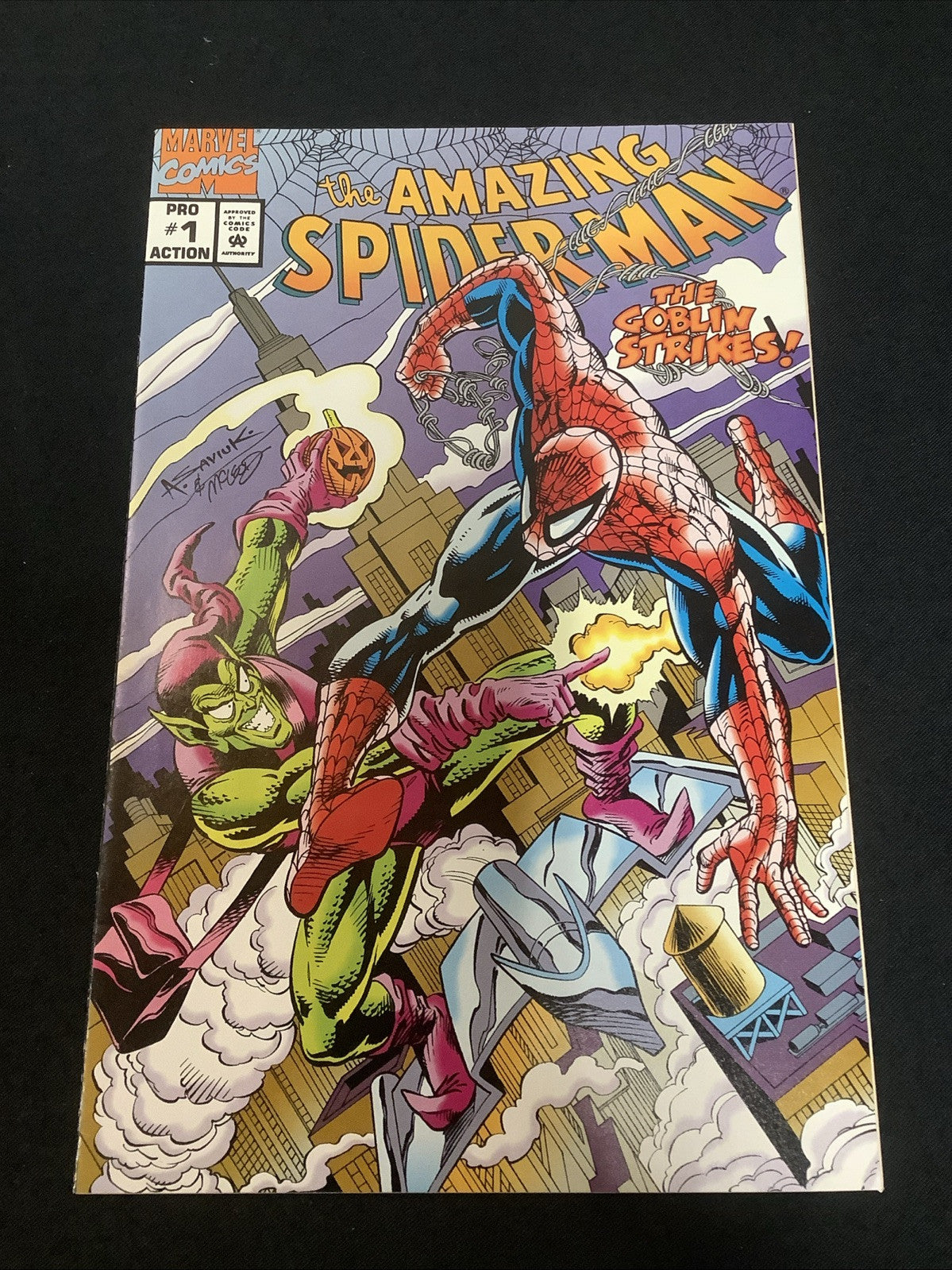 Pro Action Inserts Spider-Man & X-Men #1 (1994) VF (8.0) Goblin Strikes, Scarce!
