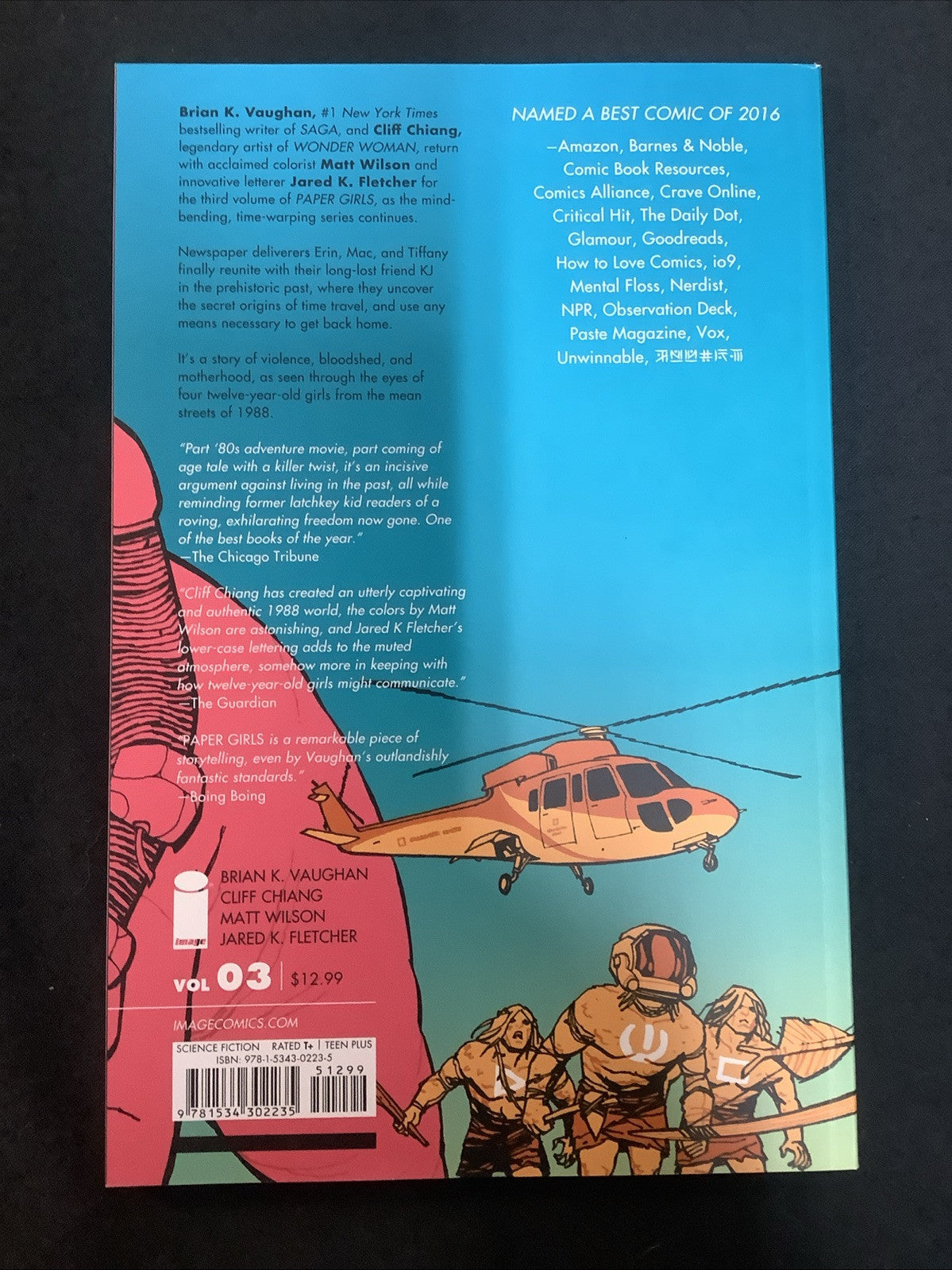 Paper Girls Vol 3 (Image Comics August 2017)