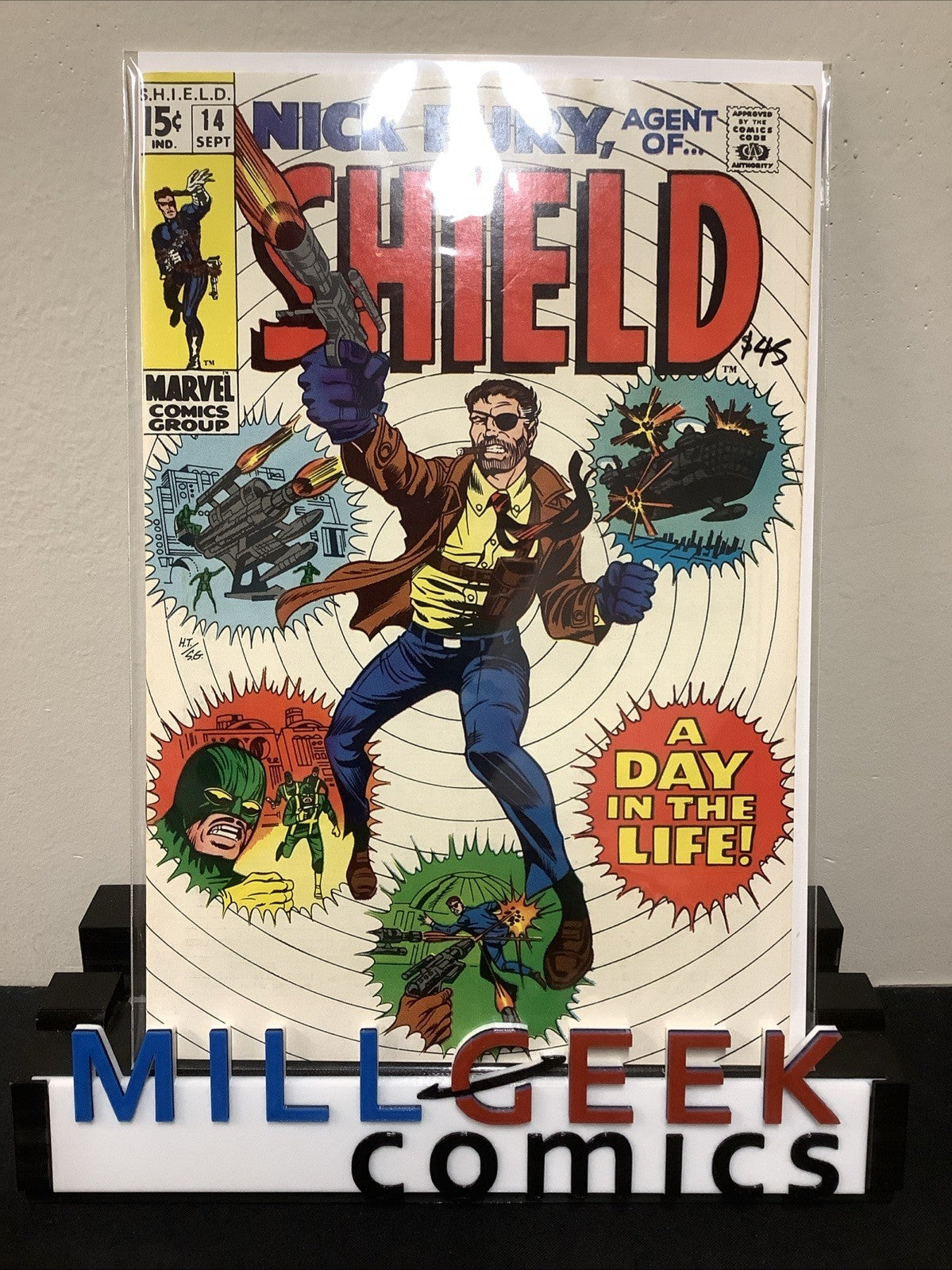 Nick Fury, Agent of Shield #14 (Marvel Comics September 1969) VF (8.0)