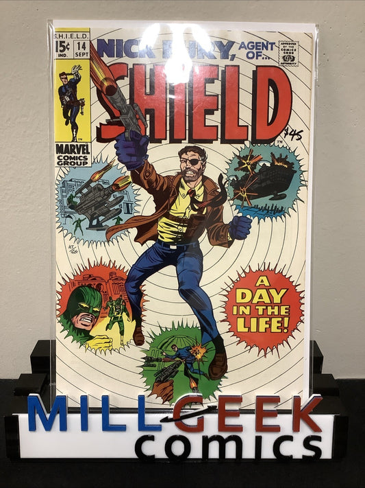 Nick Fury, Agent of Shield #14 (Marvel Comics September 1969) VF (8.0)