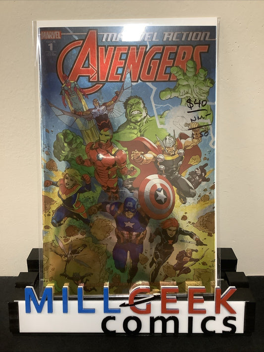 Marvel Action Avengers #1 (IDW December 2018) 1:50 Retailer Incentive Foil CVR