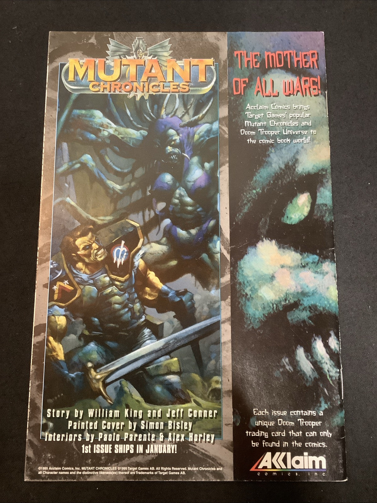 The Crow: Dead Time #1 (Kitchen Sink Comix 1996) VF (8.0) J. O’Barr Autographed