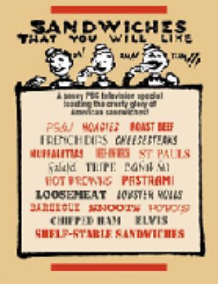 Sandwiches That You Will Like by Becky Mercuir, spiral-bound -JD