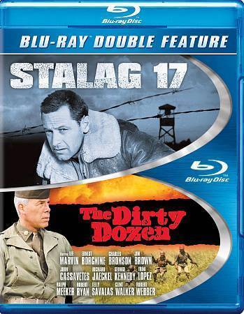 Stalag 17 / The Dirty Dozen, Double Feature (Blu-Ray) Like New -JD