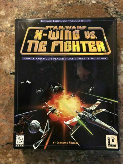 Star Wars X-Wing vs. Tie Fighter, Big Box Complete, PC CD-ROM -JD