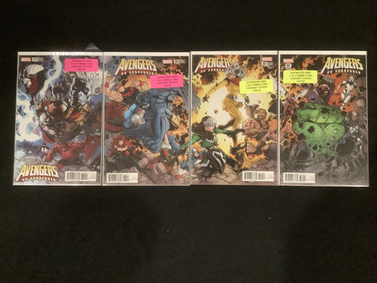Avengers #679-682 Nick Bradshaw Connecting Comic Set, Marvel, 1:25 Variants