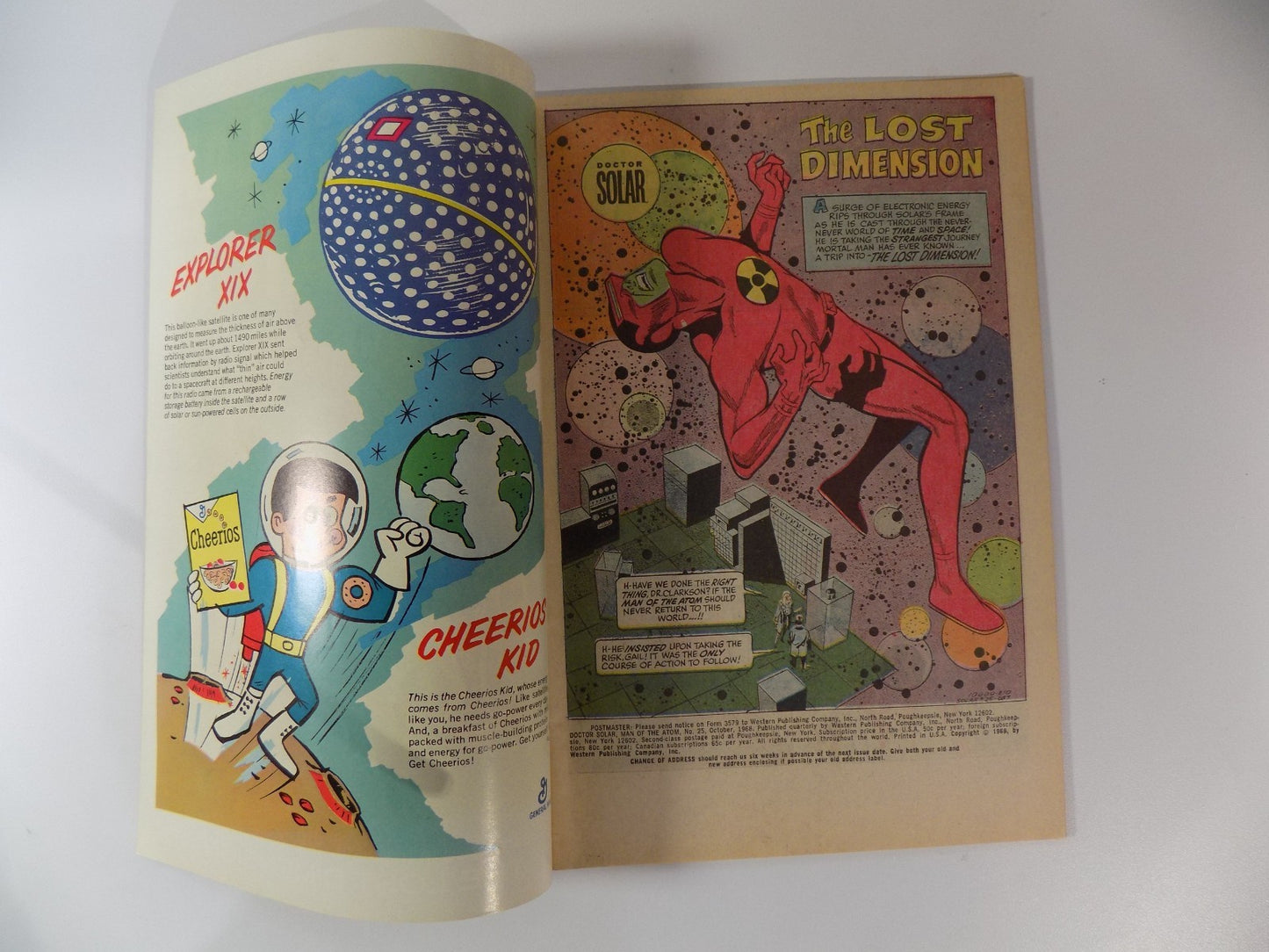 Doctor Solar #25 Gold Key Comic October 1968 Very Fine+