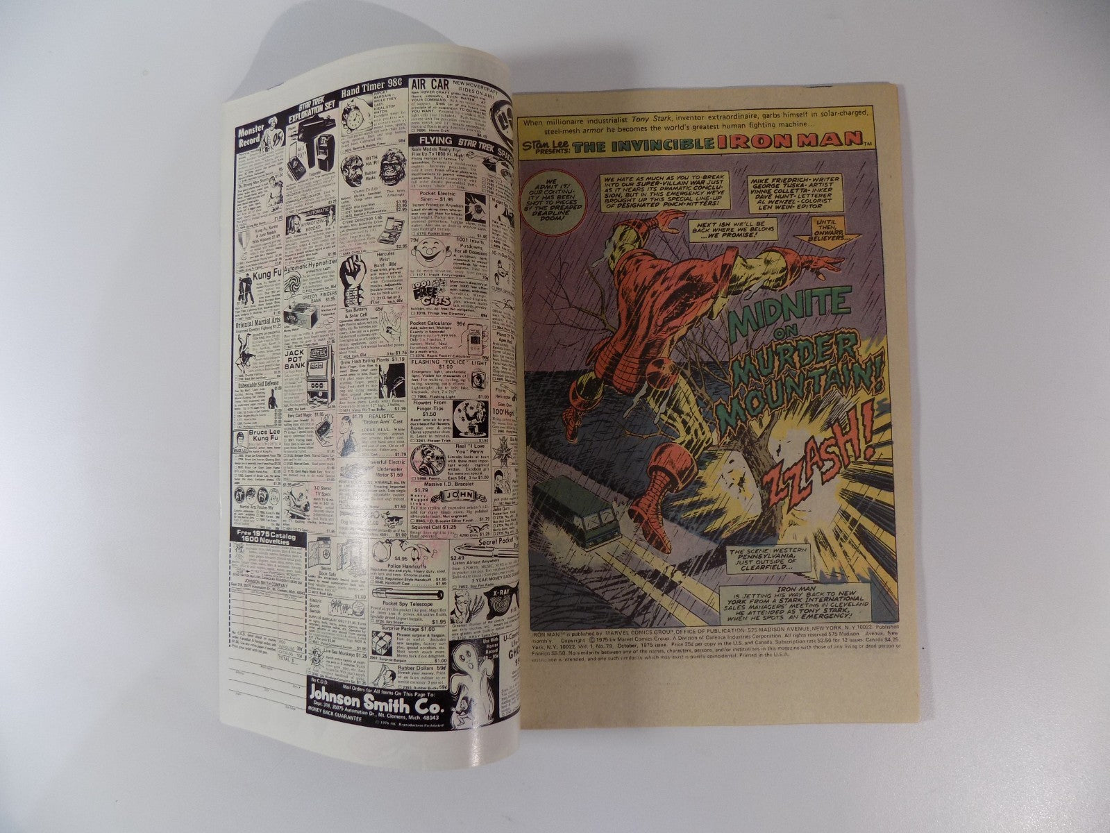 Iron Man #79 Marvel Comic October 1975 Near Mint-