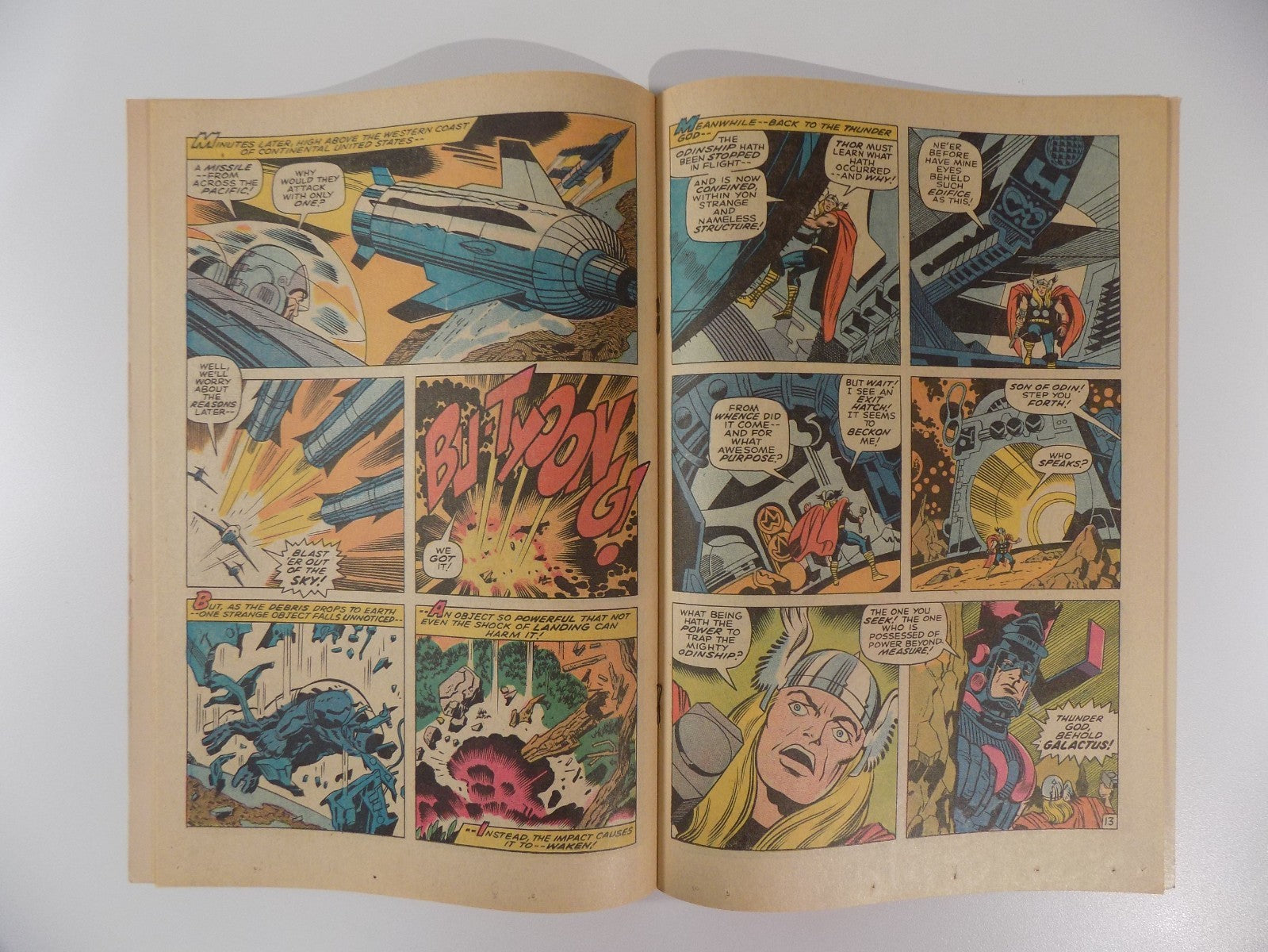 Thor #168 Marvel Comic September 1969 Fine