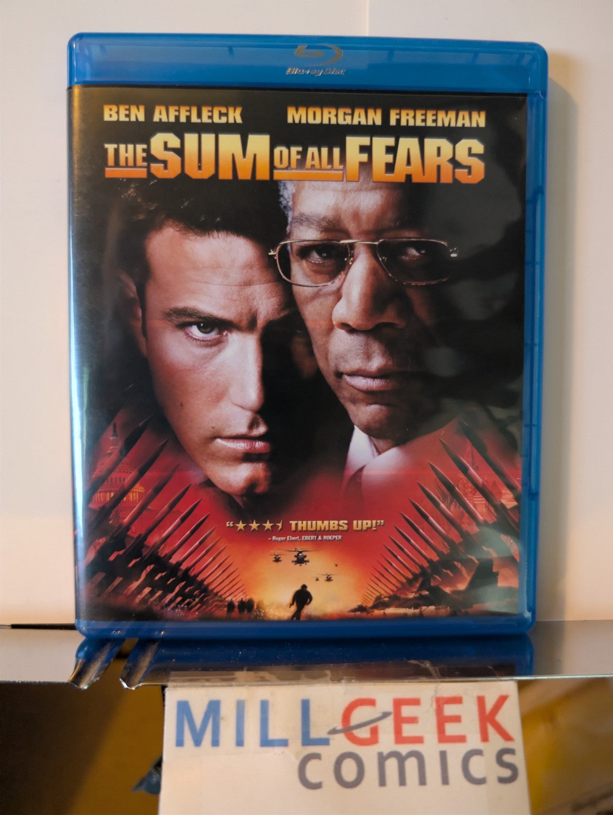 The Foreigner / The Sum of All Fears, 2 Action Movie Lot (Blu-ray) Like New -JD