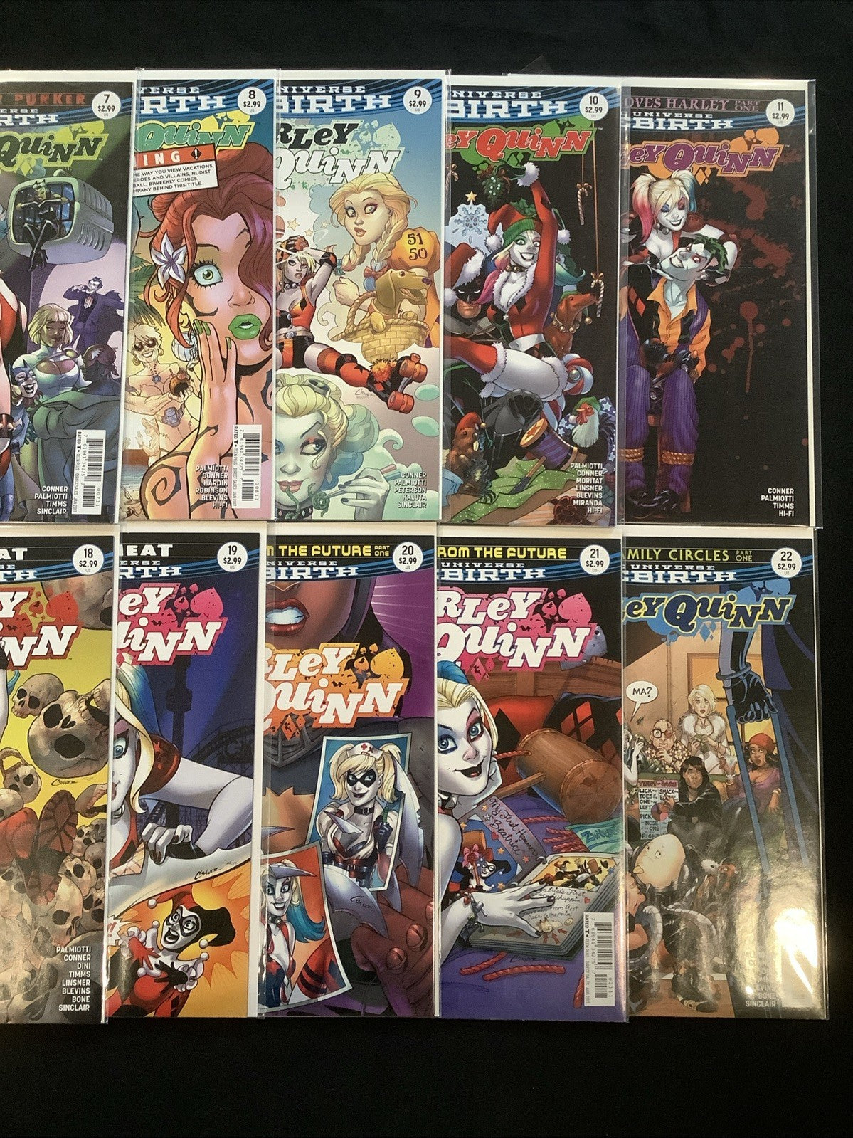 Harley Quinn #1-22 + Variant Covers Comic Lot, DC Comics, Amanda Conner, 2016