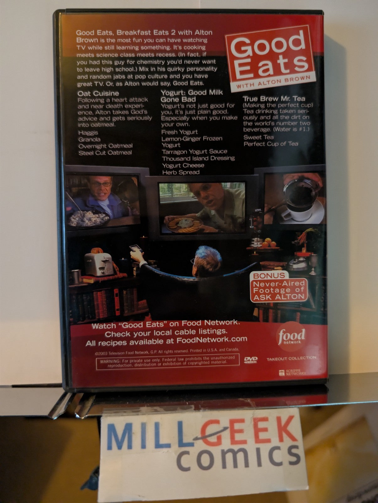 Good Eats with Alton Brown, Lot of 18 DVDs, Over 50 Episodes! (DVD) -JD