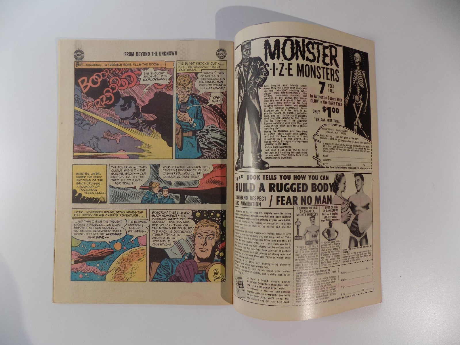 From Beyond the Unknown #2 DC Comic January 1970 Very Fine