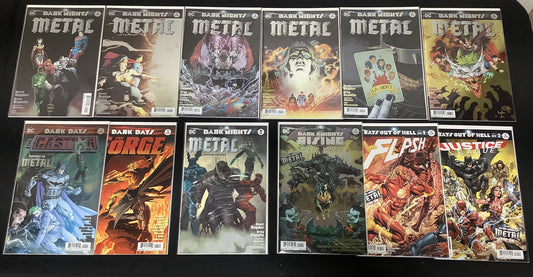 Dark Nights Metal Bundle 1-6, Prelude One-shots, Dark Batman One-shots, See Pics