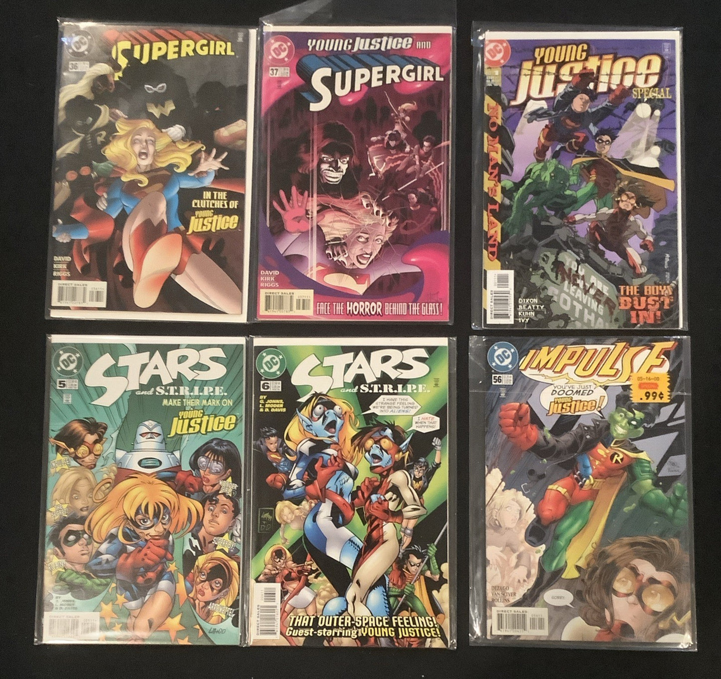 Young Justice Comic Bundle: See Description And Photos For Details, Peter David
