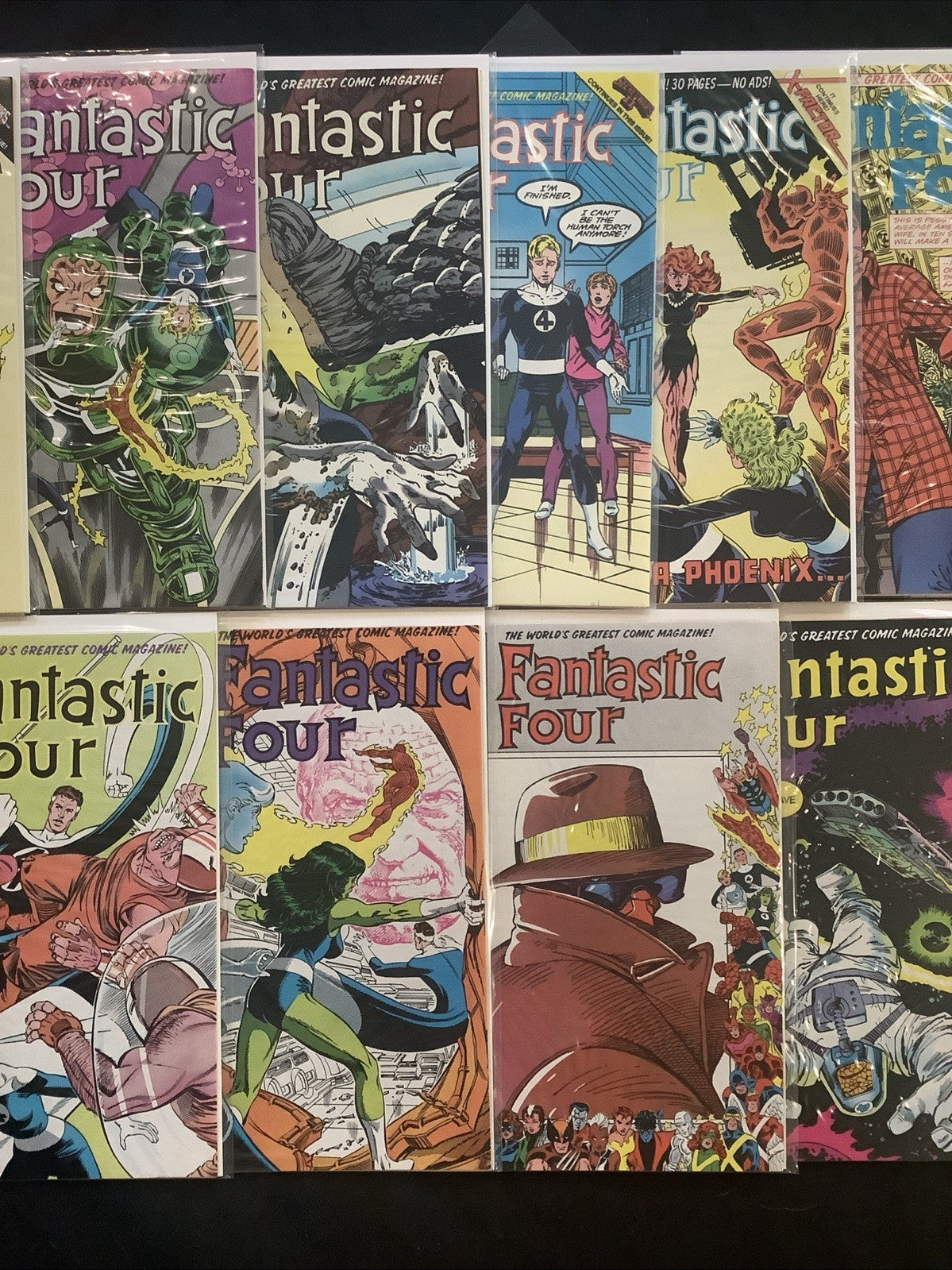 Fantastic Four #238-320 Comic Lot, Marvel, John Byrne, Malice, Dr Doom, Galactus