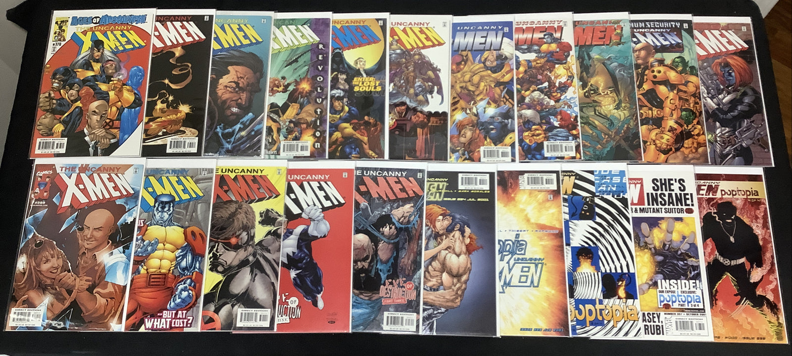 Uncanny X-Men #316-420 And #-1 Comic Lot, Marvel Comics, 1st App Generation X