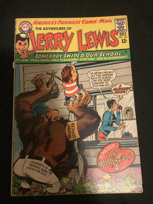 Adventures of Jerry Lewis #103, VG/F (5.0) Cover Detached Top Staple, Neal Adams