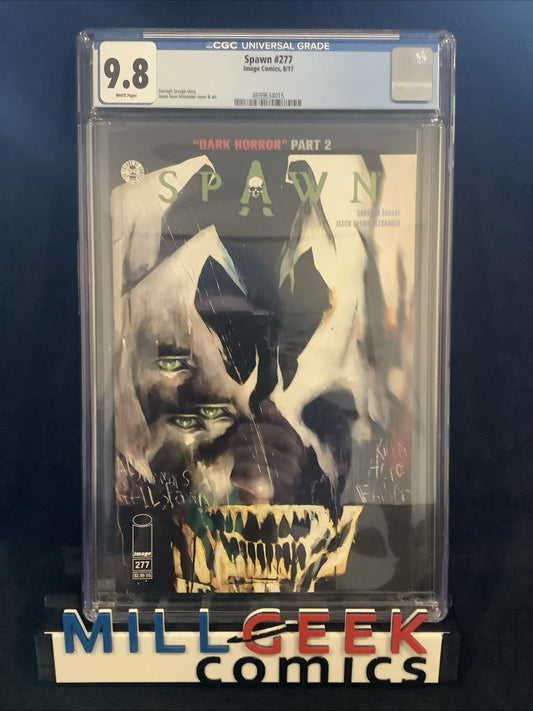 Spawn #277 (Image Comics) CGC Graded 9.8 (NM/M) White Pages, Darragh Savage