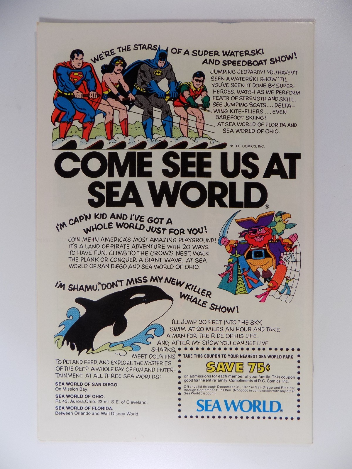 Men of War #1 DC Comic August 1977 Near Mint-